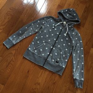ROXY Polka Dot Hoodie EUC